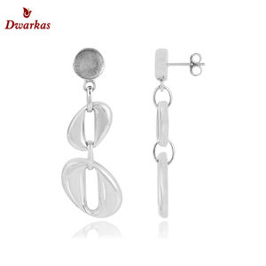 ต่างหู925เงินสเตอร์ลิงแบบเรียบขายส่งหรูหราเครื่องประดับดีสำหรับสุภาพสตรีสไตล์น่ารักสำหรับงานแต่งงานหรือของขวัญ - Product Image 1