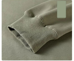 Sweat-shirts pour hommes en gros, poids lourd, 450 grammes, impression en relief, basiques, coton mélangé, pour l'hiver, techniques de broderie - Product Image 4