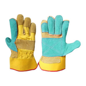Gants de travail du cuir à bas prix du fournisseur direct de l'usine à vendre Gants de travail en cuir sur mesure avec votre logo - Product Image 3