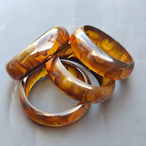 Classique acrylique manchette mode Bracelets bracelets pour femmes 2021 déclaration géométrique résine Simple large Bracelet breloque fête bijoux - Product Image 1