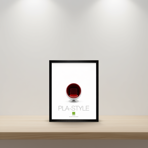 Marco de Plástico Negro Brillante Estilo PLA BÁSICO de 21x29,7cm para Bubola y Naibo NE MA4, Categoría de Producto: Marcos de Plástico - Product Image 3