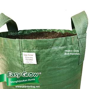 ถุงชาวไร่ที่มีด้ามจับที่มีคุณภาพสูงป้องกันรังสียูวีสำหรับขาย45 50 75 100 150 200 300 500ลิตรสีเขียวกลับปรับแต่งโลโก้ - Product Image 4