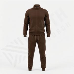 Survêtement pour homme à manches longues avec matière extensible et look athlétique, parfait pour la course à pied, l'entraînement sportif, la pratique sportive, couleur personnalisée - Product Image 1