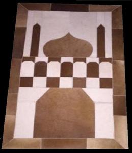 OEM สั่งทําพิเศษ Musalla (เสื่อสวดมนต์) ด้วยหนัง Hairon ทําเสื่อสวดมนต์ที่ออกแบบล่าสุดเพื่อขายโดยผู้ส่งออก - Product Image 3