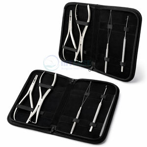 Kit de Herramientas para Extensiones de Cabello de Acero Inoxidable, Suministro de Fábrica, 4 Piezas, Alicates de 7 Pulgadas, Enhebrador de Bucles, Aguja de Tracción, Gancho de Ganchillo para Salón - Product Image 6