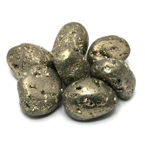 Wholesale Natural Tumbled Pyrite <b>Stones</b> Polished Druzy Healing Crystals Craft Carved Feng Shui For Energy Meditation And Decor - Product Image 6