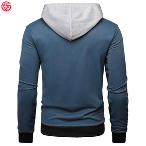 Sweat à capuche pour homme en coton et polyester mélangés de haute qualité, grande taille, streetwear d'hiver, respirant, logo personnalisé - Product Image 4