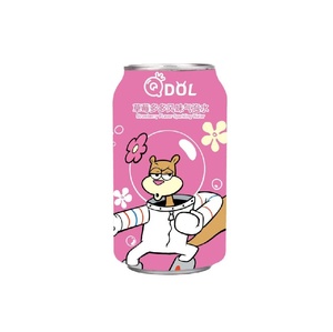 Refresco Original QDOL Spongebob Squarepants con Sabor a Fresa, 330 ml, Bebida Dulce con Sabor a Fresa para el Mercado Internacional - Product Image 3