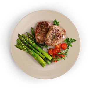 Assiette ronde en mélamine avec surface mate, disponible en 4 tailles, vaisselle durable et résistante aux chocs pour utilisation en restaurant - Product Image 6