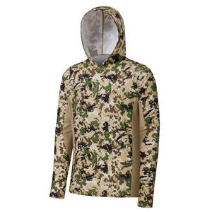 Sudadera con capucha de pesca para deportes al aire libre ligera con logotipo personalizado de alta calidad OEM para hombre - Product Image 1