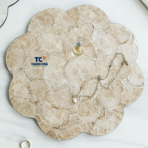 แผ่นรองจานทำด้วยมือสำหรับตกแต่งห้องครัวพร้อมแผ่นรองจานไข่มุกหรูหราสำหรับมื้ออาหารของครอบครัว - Product Image 2