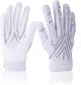 Récepteur antidérapant Gants de football américain Gants de football américain de conception durable fabriqués en usine - Product Image 6