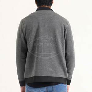 Chaqueta de Hombre con Cierre, Cuello Alto, Ligera, Transpirable, Cortavientos, Informal, para Exteriores, Invierno, Cierre Frontal Completo, Alta Calidad - Product Image 4