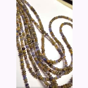 14 Strand Natural Tanzanite Rondelle Beads 3-5mm Blue Smooth 1029cts 16-18 Inch Gemstones All Plain Fancy US $151 Venta al por mayor - Product Image 4