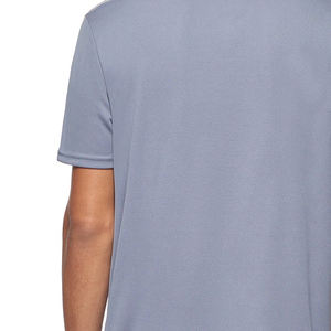 100% coton tissu fait à manches courtes t-shirts sur mesure couleur unie Gym Fitness porter t-shirt à col en v à bas prix - Product Image 6