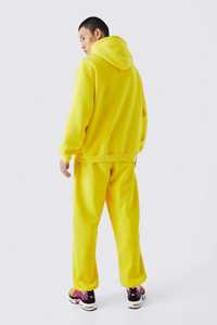 Fabricant de vêtements streetwear d'hiver sur mesure en gros, ensemble sweat-shirt et jogging brodé avec appliques, ensemble de survêtement unisexe 100% - Product Image 5