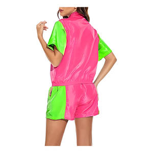 Ropa deportiva OEM para mujer conjuntos cortavientos Logotipo de alta calidad impreso conjunto de pantalones cortos de 2 piezas nuevo diseño conjuntos cortavientos para mujer - Product Image 6