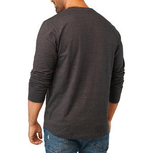 T-shirt Homme 2026 Nouvelle Collection Léger Séchage Rapide Manches Longues Style Formel en Tissu Tricoté Prix de Gros - Product Image 3