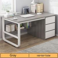 Haute qualité moderne Simple en bois rectangulaire Table étudiant maison étude bureau bureau ordinateur bureaux avec tiroirs