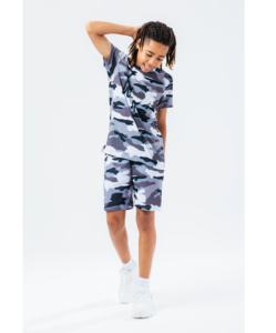 Vente en gros Ensemble d'été pour enfants 2 pièces T-shirt et short solides Tissu de laine décontracté et intelligent pour filles de 9 ans - Product Image 5
