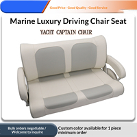 Siège de bateau double rabattable avec matériaux de qualité marine pour yachts et bateaux de pêche