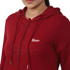 Sudaderas con capucha ajustadas para mujer para adultos Diseño personalizado Casual Invierno Punto Algodón Poliéster con cuello con capucha solamente - Product Image 3