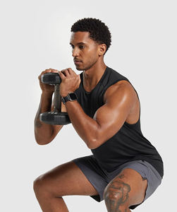 Huzaifa กางเกงกีฬาขาสั้นผู้ชายสำหรับฤดูร้อนกางเกง100% ผ้าโพลีเอสเตอร์แบบทึบกระเป๋าข้างไซส์สหรัฐใส่ฟิตเนสยิมวิ่ง - Product Image 4