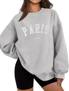 Nouveau design – Sweat-shirt à capuche multipanneaux pour femme grande taille, imprimé personnalisé ODM, manches régulières, tricoté pour l'hiver - Product Image 5