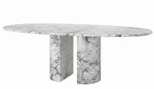 Meubles de salle à manger modernes de haute qualité en pierre de marbre naturelle - Product Image 6