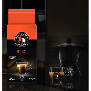 Intenso Ground Coffee 250g-Italian <strong>Espresso</strong> Arabica &amp; Robusta Blend <strong>Roasted</strong> Black Coffee - Product Image 2