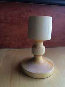 เชิงเทียนไม้ตกแต่งคริสต์มาสชามภาชนะไม้เปล่าสำหรับใส่เทียนทำจากไม้ไม่เหมือนใคร - Product Image 4