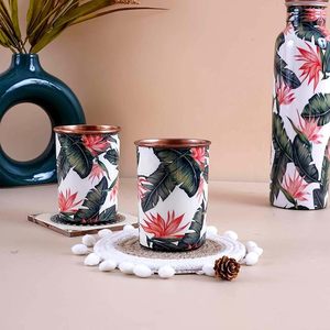 Bouteille d'eau en cuivre faite à la main étanche avec un beau vernis parfait pour le sac de sport de bureau et l'hydratation saine de tous les jours - Product Image 6