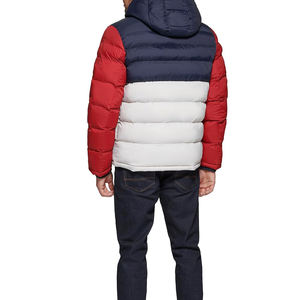 Chaqueta acolchada de lana de invierno para hombre, capucha, estilo callejero, cremallera frontal, servicio OEM disponible, carcasa de nailon, técnicas lavadas, no tejidas - Product Image 6