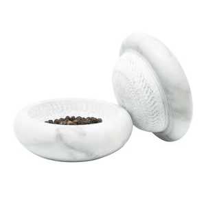 สีขาวหินอ่อนแกะสลัก <span class=keywords><strong>Mortar</strong></span> <span class=keywords><strong>Pestle</strong></span> ในราคาถูก