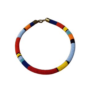 Collar largo de cuerda con cuentas de semillas, nuevo diseño, collar de cuerda con cuentas Multicolor, collar de cuentas de semillas personalizado hecho a mano - Product Image 1