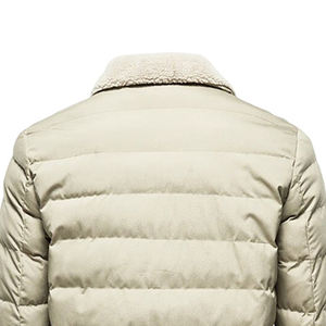 แจ็กเก็ตแบบขนเป็ดมาใหม่เสื้อแจ็คเก็ตผ้าแคนวาสคุณภาพสูงปลอกคอตั้งผลิตได้ตามต้องการ - Product Image 5