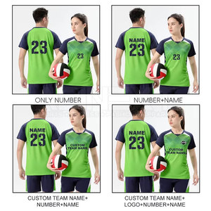 Uniforme de volley-ball respirant sur mesure, service OEM, haute performance, couleur et logo personnalisés, unisexe adulte, 100% polyester - Product Image 5