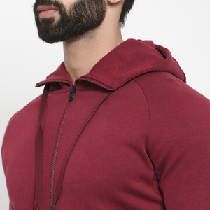 เสื้อสเวตเตอร์มีฮู้ดแบบสวมหัวของผู้ชายเสื้อวอร์มมีฮู้ดแบบสวมหัวขนาดใหญ่พิเศษผ้าคอตตอน100% โลโก้แบบกำหนดเอง - Product Image 5