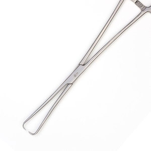 Schroeder Tenaculum Forceps Straight Pozzi Tenaculum Forceps 25 cm 10 "Barrett Gynécologique Forceps 1 Pcs ISO Approved - Product Image 5