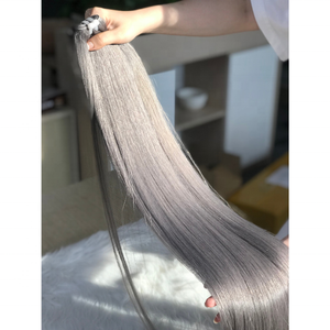 Vente de Gros Paquets Trame Osseuse Droite Grand Stock Cheveux Vierges de Haute Qualité 100% Remy Cheveux Transparents pour Dentelle 20 pouces - Product Image 1