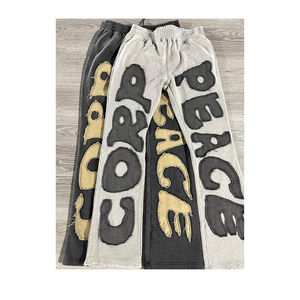 Jogging Wear Training Gym Acid Wash Jogger Professional Fabrique Léger et Confortable Hommes Casual Joggers - Product Image 1