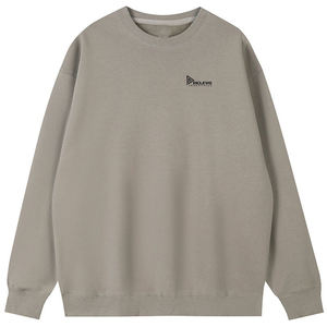 เสื้อสเวตเชิ้ตผู้ชายไซส์ใหญ่ ผ้าฝ้าย 100% คอทรงโอ ระบายอากาศได้ดี เป็นมิตรต่อสิ่งแวดล้อม รับผลิตแบบ OEM พร้อมบริการสกรีนโลโก้ตามสั่ง - Product Image 1