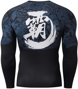 OEM Manufacturer's Unisex Sportswear MMA <b>Rash</b> <b>Guard</b> 3D Printing Sublimation Compression Long Sleeves Karate Uniforms <b>Men</b> BJJ - Product Image 4