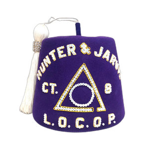 Miracle O.E.S. No. Gorro de Graduación de Algodón Personalizado con Borla Dorada y Bordado de 1 Capítulo - Product Image 5