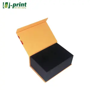 Boîte de papier magnétique élégante personnalisée avec gaufrage par stratification mate et finition d'estampage à chaud revêtement UV brillant pour cadeaux - Product Image 2