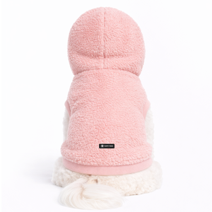 Plush <b>Teddy</b> Sherpa Dog Jacket Cozy Winter Pet Hoodie Soft Fleece Vest For Small Medium Large Dogs - Product Image 2