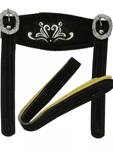 OEM personalizable tradicional bávaro Lederhosen pantalones cortos señoras Damen Trachten Oktoberfest pantalones cortos botón venta al por mayor de tela - Product Image 5