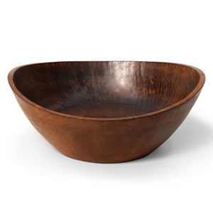 New Design Curved <b>Wooden</b> <b>Fruits</b> Salad Dough Serving Bowl for Home Kitchenware Tabletop Hotels Restaurant Wedding Gift Wholesale - Product Image 1