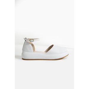 Scarpe da donna con cinturino alla caviglia in vera pelle Fiona