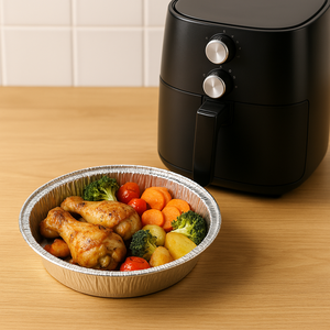 Plats de cuisson ronds de 8 pouces de qualité alimentaire en aluminium jetable plaque d'étain casserole au Viet Nam - Product Image 6